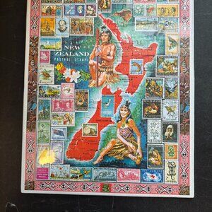 Holdson New Zealand post. stamps 100 piece jigsaw puzzle NEW in wrap orig price